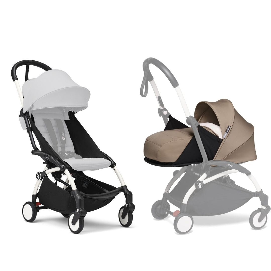 Stokke YOYO3 Stroller Frame with Babyzen YOYO Newborn Pack